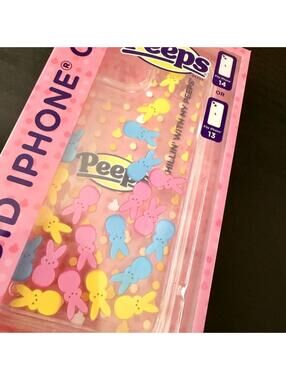NIB Peeps IPhone 13 & 14 Case “ Chillin  With My Peeps” Easter Basket Stuffer